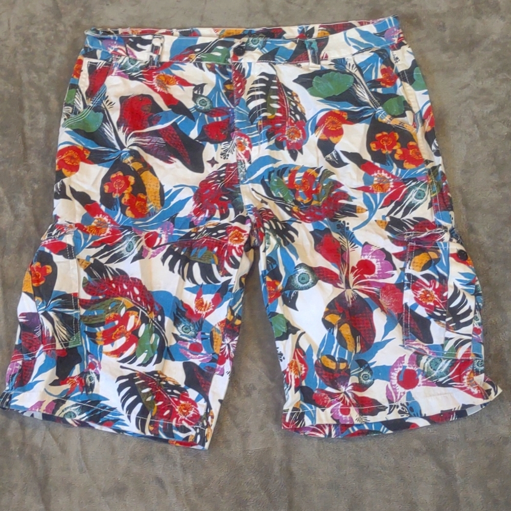 Diamond stash men's size 40 100% cotton cargo shorts 6 pockets